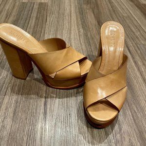 Shutz Peep Toe Platform Shoes